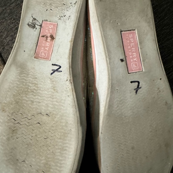Iridescent White Sperrys - Picture 7 of 7
